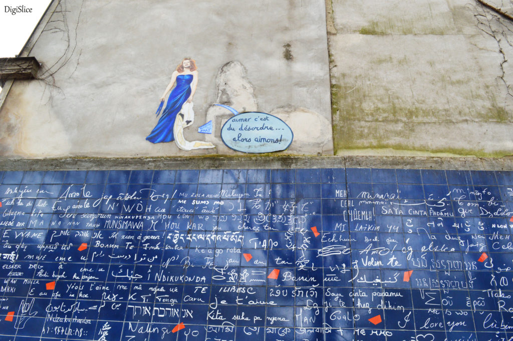 Wall of Love in Montmartre, Paris - Digislice
