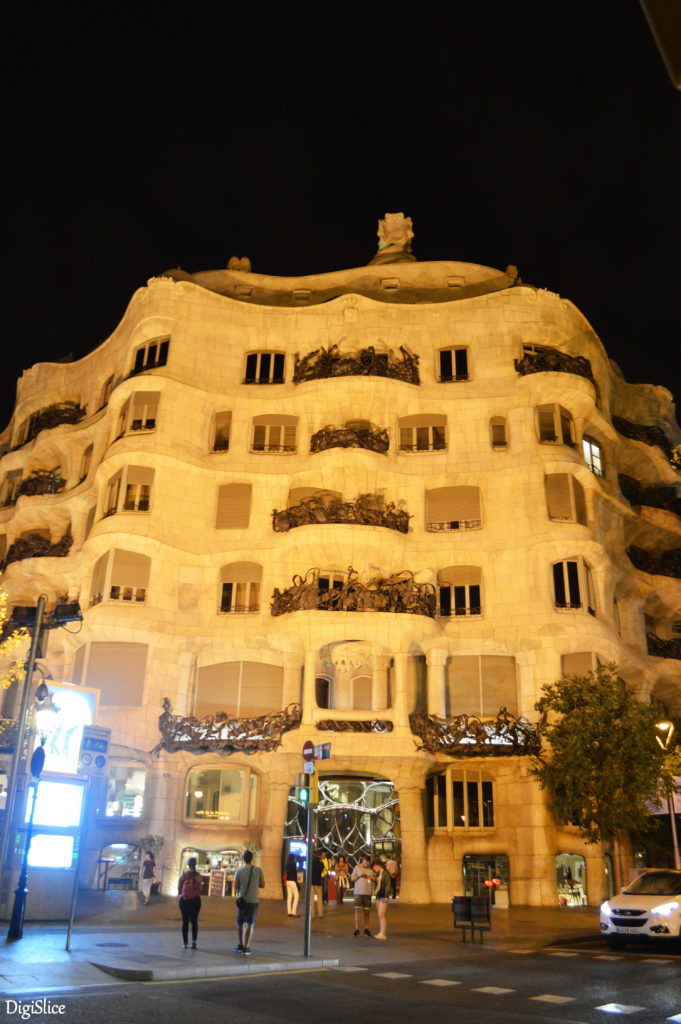 Casa Milà (La Pedrera) exterior facade - Barcelona