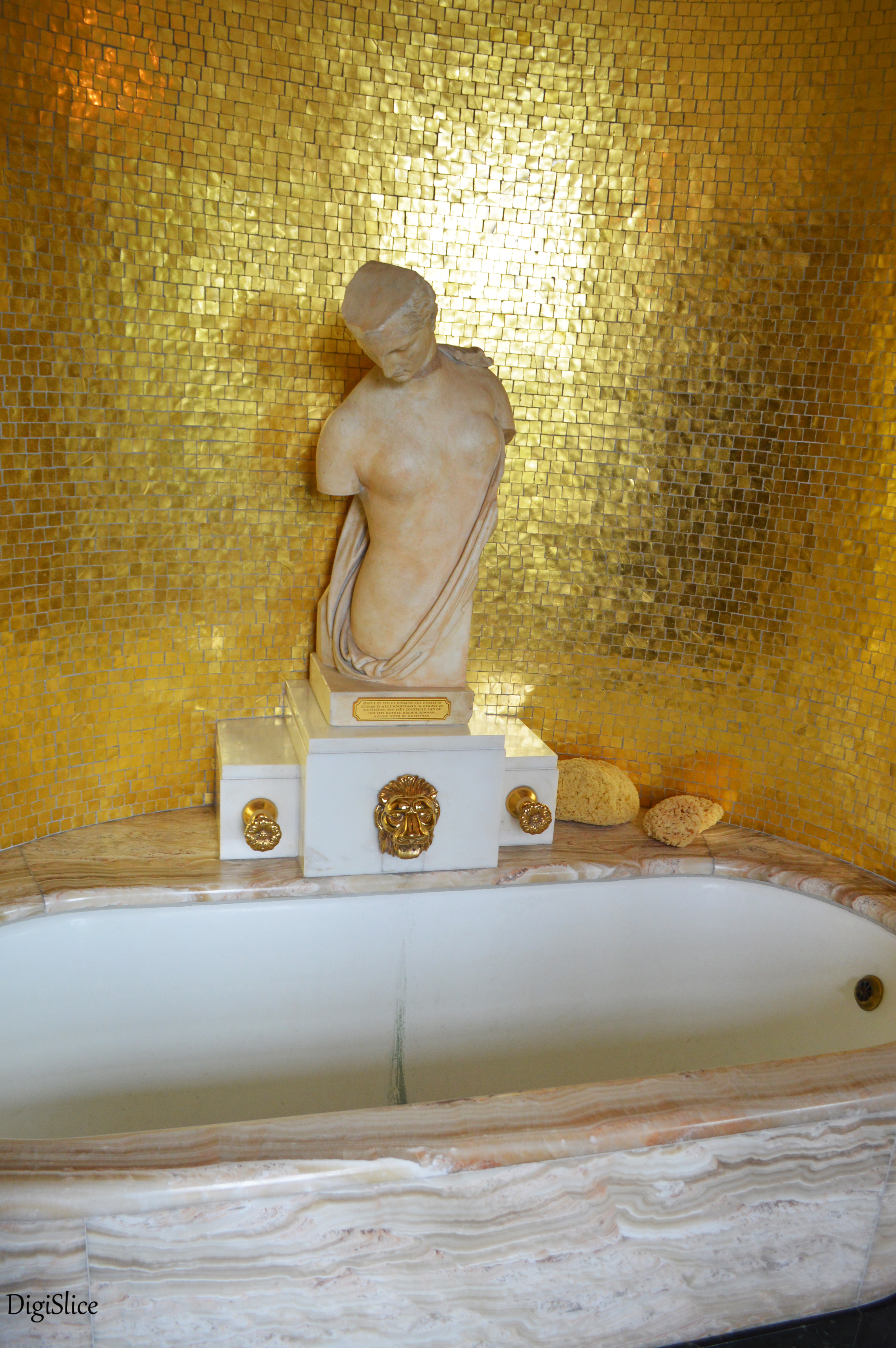 Eltham Palace Gold bathroom