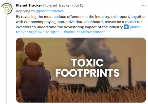 Toxic Footprints - Exposing the investors behind petrochemical toxicity in the US Gulf States campaign